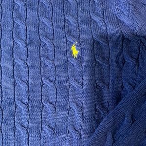 Men Crewneck Polo Sweater